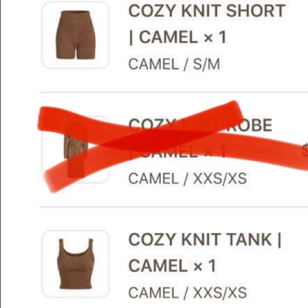 Skims camel set